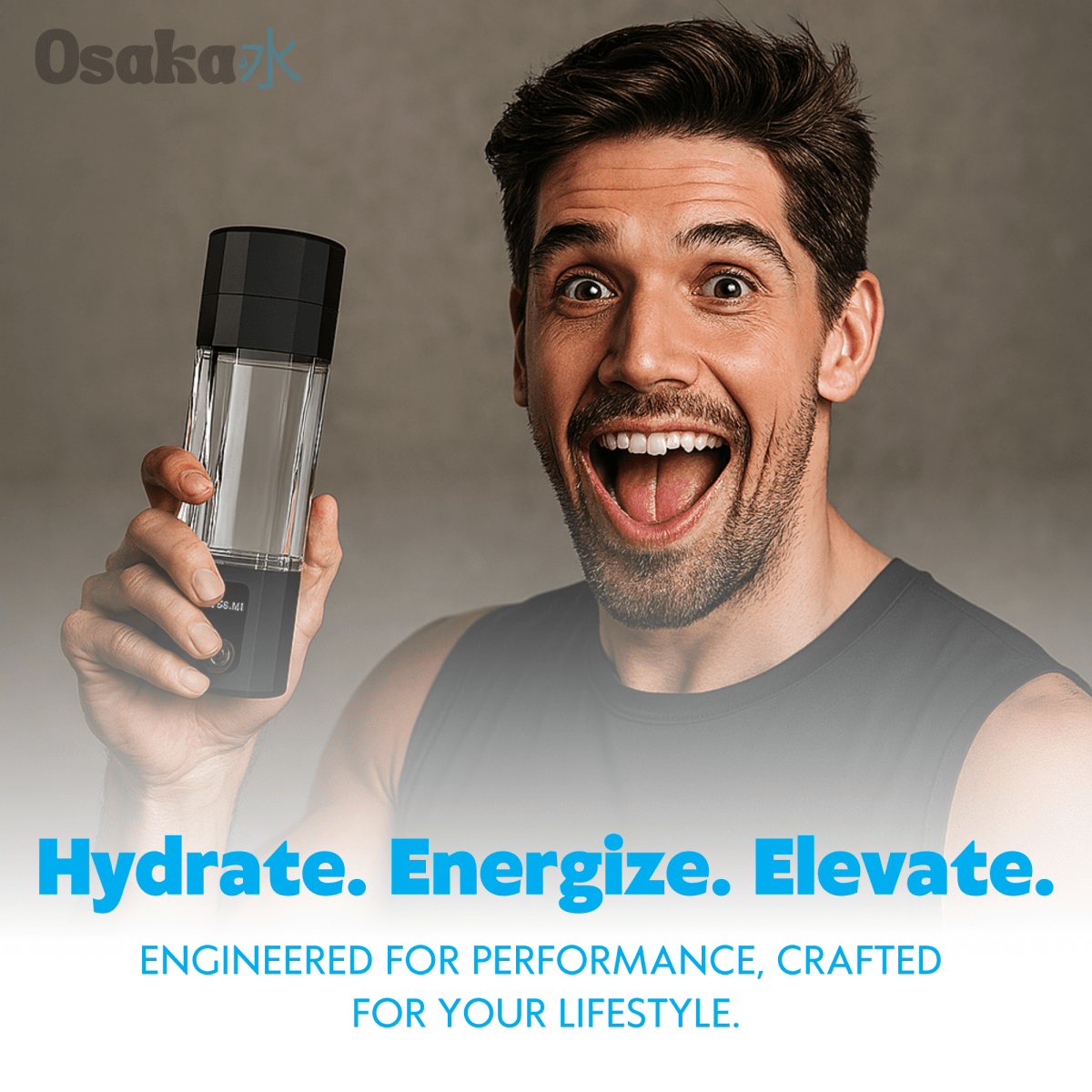 Mizu One | Japanese - Inspired Hydrogen Water Bottle - Osaka Water